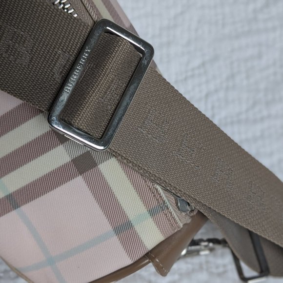 Burberry Barrel Nova Check Candy Pink Bag - Picture 2 of 9